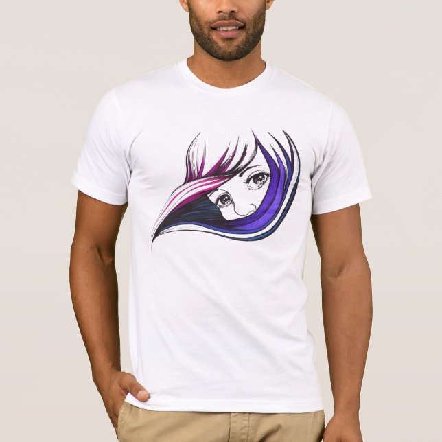 Camiseta Afogando o cabelo (Frente)