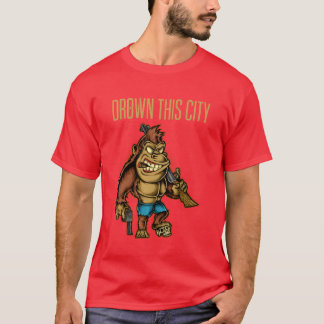 Camiseta Afogue sua família na cidade
