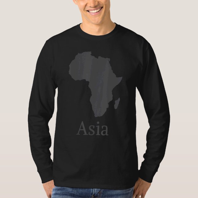 Camiseta África a gravar na Ásia (Frente)