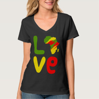 Camiseta África Ama África Ama Africano