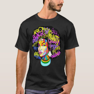 Camiseta África - América Latina para Mulheres História Neg