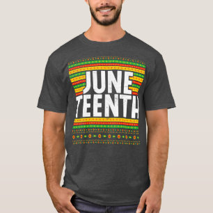 Camiseta África americana Freedom Black History Junetee