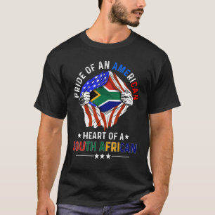 Camiseta África Austral Americana Orgulho Estrangeiro Afric