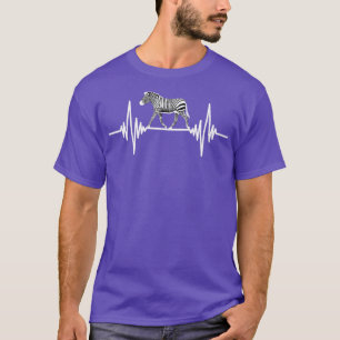 Camiseta África: Batimentos de Coração Animal - Zebra