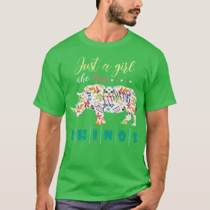 Camiseta África Bem-Estar Animal Safari Gift Rhino