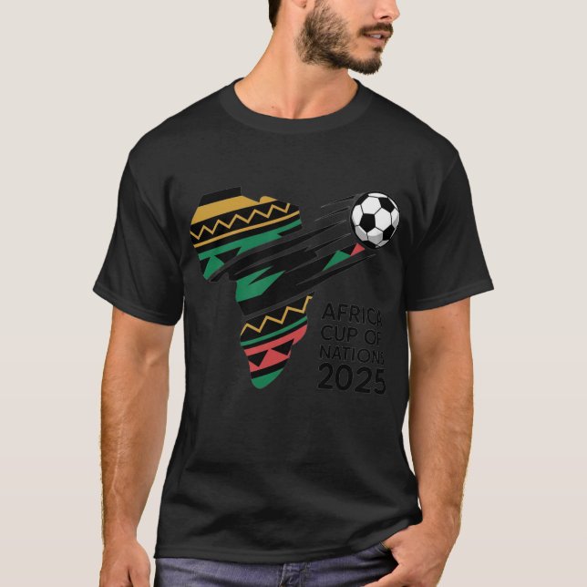 Camiseta Africa Cup of Nations 2025 – AFCON Football Fan De (Frente)