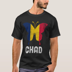 Camiseta África do Chade Patriótica Conde Africano Cugado