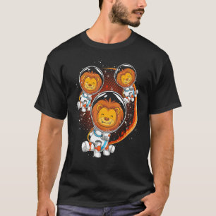 Camiseta África do Espaço Uniforme — Leão de Ciência Animal