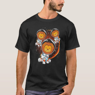Camiseta África do Espaço Uniforme — Leão de Ciência Animal