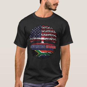 Camiseta África do Sul África EUA EUA EUA Estados Unidos