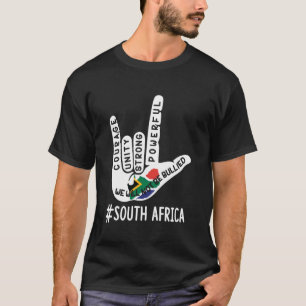 Camiseta África do Sul Assinatura Anti Bullying Língua Term