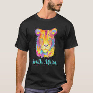 Camiseta África do Sul Leão Africano Vida Selvagem E Nature