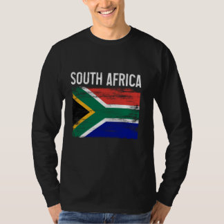 Camiseta África do Sul Orgulho da África do Sul Bandeira Ra