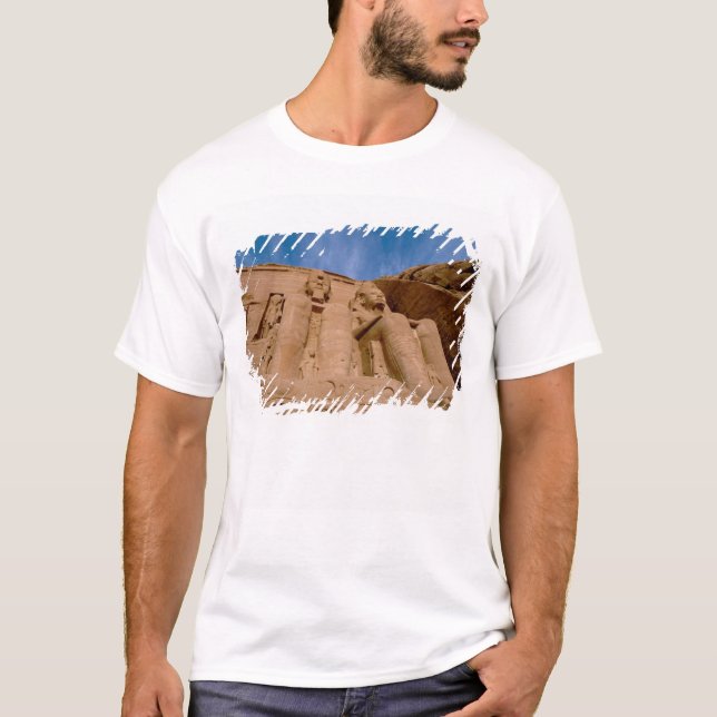 Camiseta África, Egito, Abu Simbel, Ramses II e (Frente)
