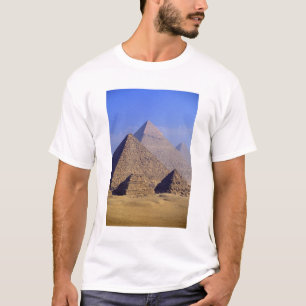 Camiseta África, Egito, Cairo, Giza. Pirâmides de Excelen