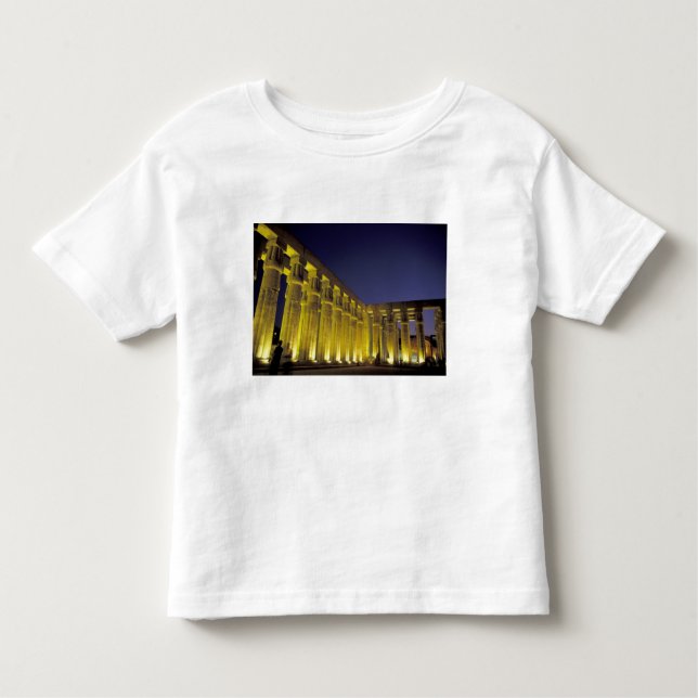 Camiseta África, Egito, Luxor. Corte Sun de Amenhotep (Frente)