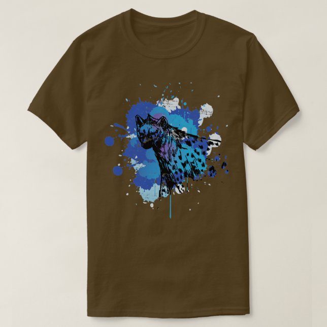 Camiseta África - Hyena Animal (Frente do Design)
