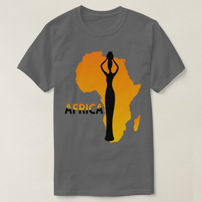 Camiseta africa is my dna 16 (Frente do Design)