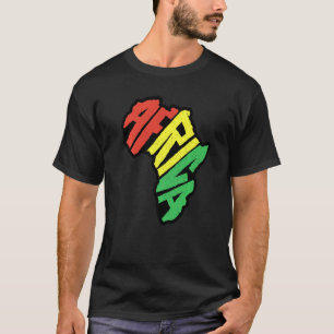 Camiseta África - Letra Continente Reggae - Primo Cultura A