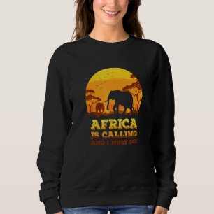 Camiseta África Liga E Eu Tenho Que Ir Para A Elepha Da Áfr