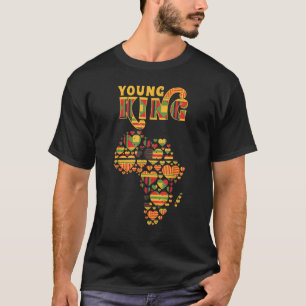 Camiseta África Mapa Amor Coração Homens Africanos Kente Am