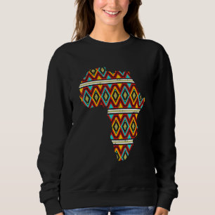 Camiseta África Mapa étnico Dashiki Kente Legal Afro-Americ