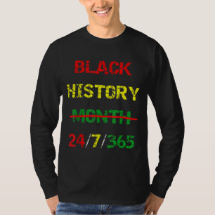 Camiseta África Melanina Negra História Mês 247365 Negra