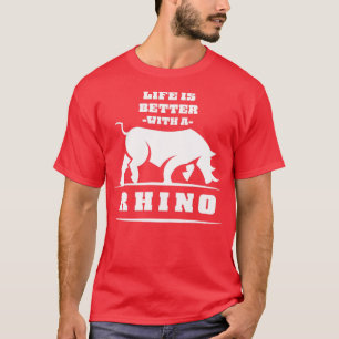 Camiseta África Pachyderm Animais Rhinoceros Safari Rhino