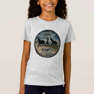 Camiseta África Quênia Lindo e Legítima Vida Selvagem