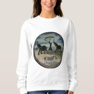 Camiseta África Quênia Lindo e Legítima Vida Selvagem