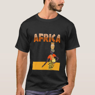 Camiseta África Safari Animais Selvagens Bonitos Novidade