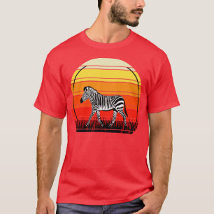Camiseta África Safari Sunset Zebra