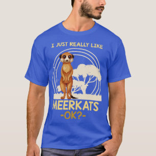 Camiseta Africa Savanna Animal Zoo Keeper Meerkat