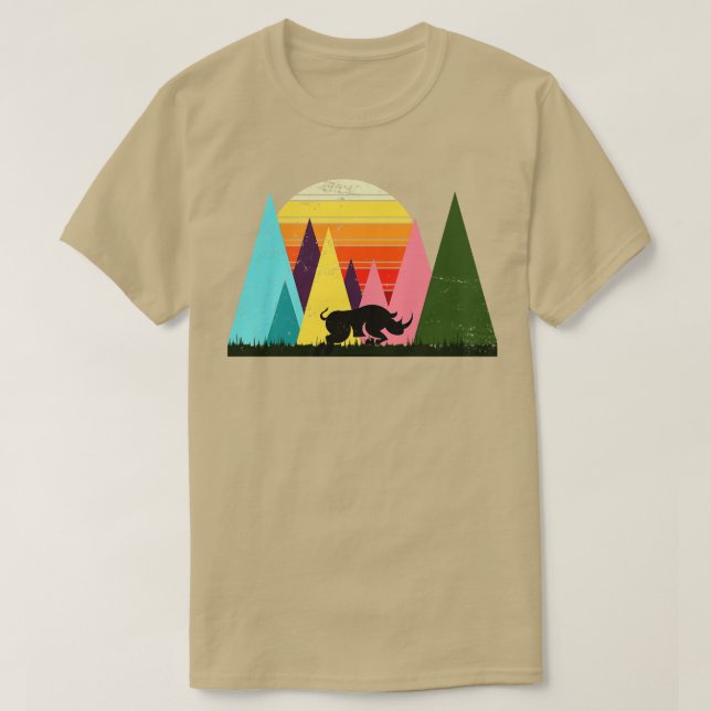 Camiseta Africa Savanna Zoo Keeper Safari Gift Rhino (Frente do Design)