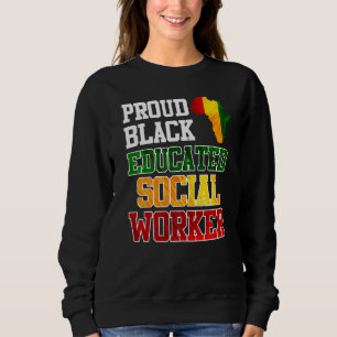 Camiseta África Sou um trabalhador social orgulhoso e educa