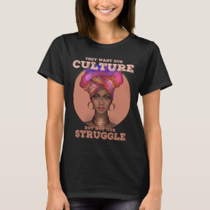 Camiseta África: T para Mulheres História Negra Cultura