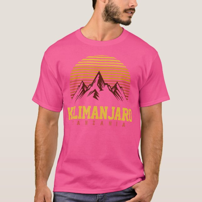 Camiseta África Tanzânia Kilimanjaro Mountain Hiking Mounta (Frente)
