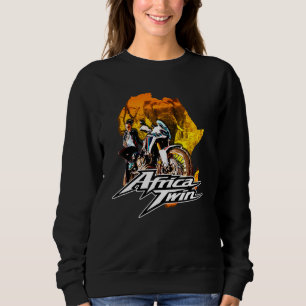 Camiseta África Viajando Duas Vezes Na Moto Natureza Mulher