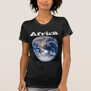 Camiseta África - Visão da Terra Planeta da Apolo 17