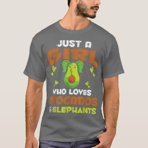 Camiseta África Zoo Animal Avocado Meninas Amantes Safari
