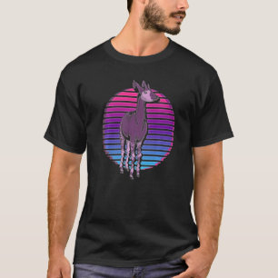 Camiseta Africa Zoo Animal Okapi 90s Vaporwave Okapi