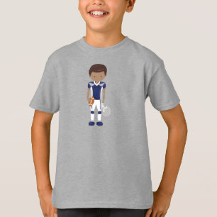 Camiseta African American Boy, American Football, Rugby