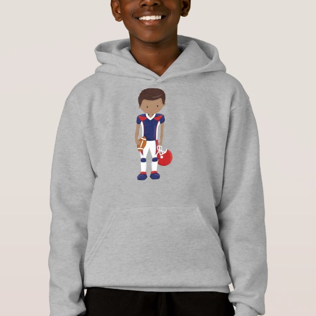 Camiseta African American Boy, Team Sport, Rugby Player (Frente)