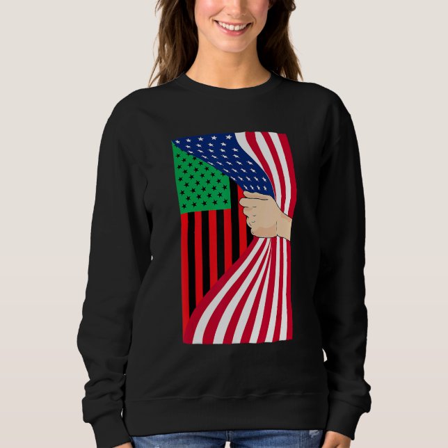 Camiseta African American Flag Pan African Black Liberation (Frente)