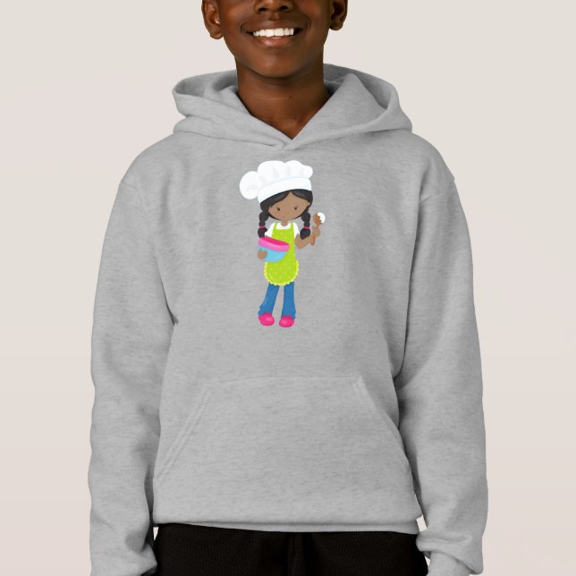 Camiseta African American Girl, Baking, Baker, Bakery (Frente)