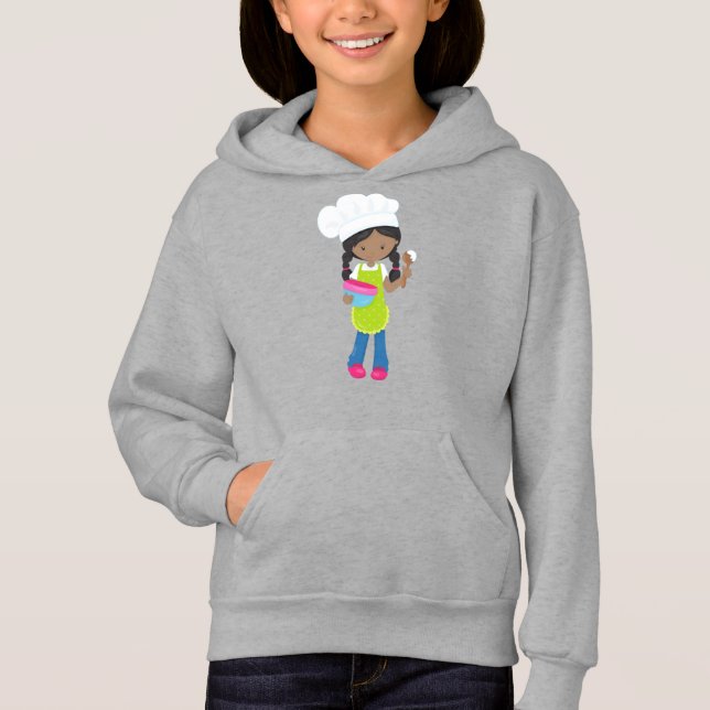 Camiseta African American Girl, Baking, Baker, Bakery (Frente)