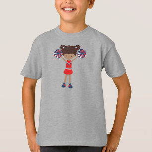 Camiseta African American Girl, Cheerhead, Cheerleaderes