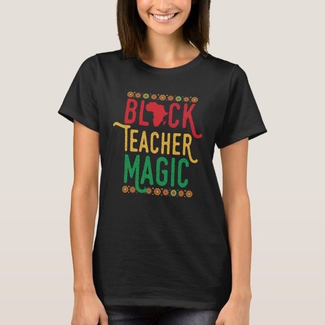 Camiseta African American Pride Celebration Black Teacher M (Frente)