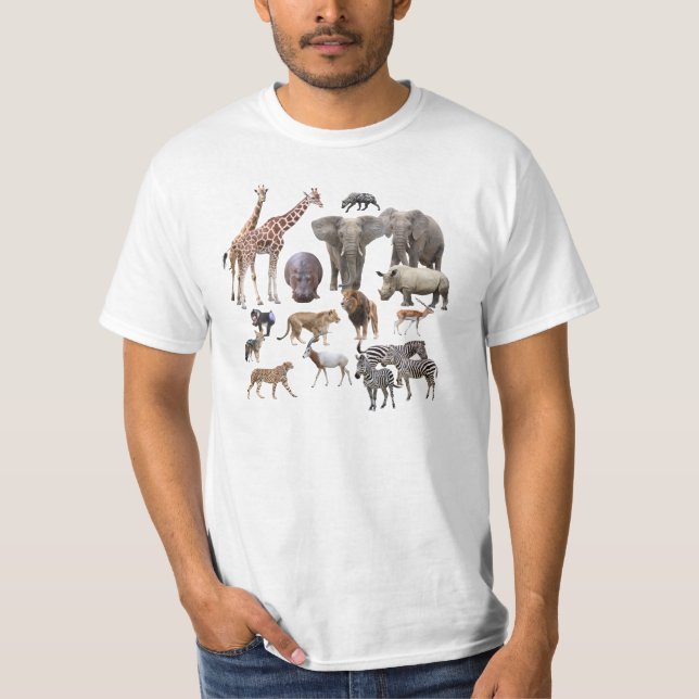 Camiseta African Animals (Frente)