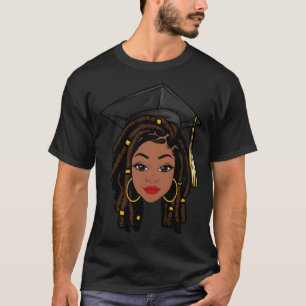 Camiseta African Black Women Girl Localiza a faculdade de g